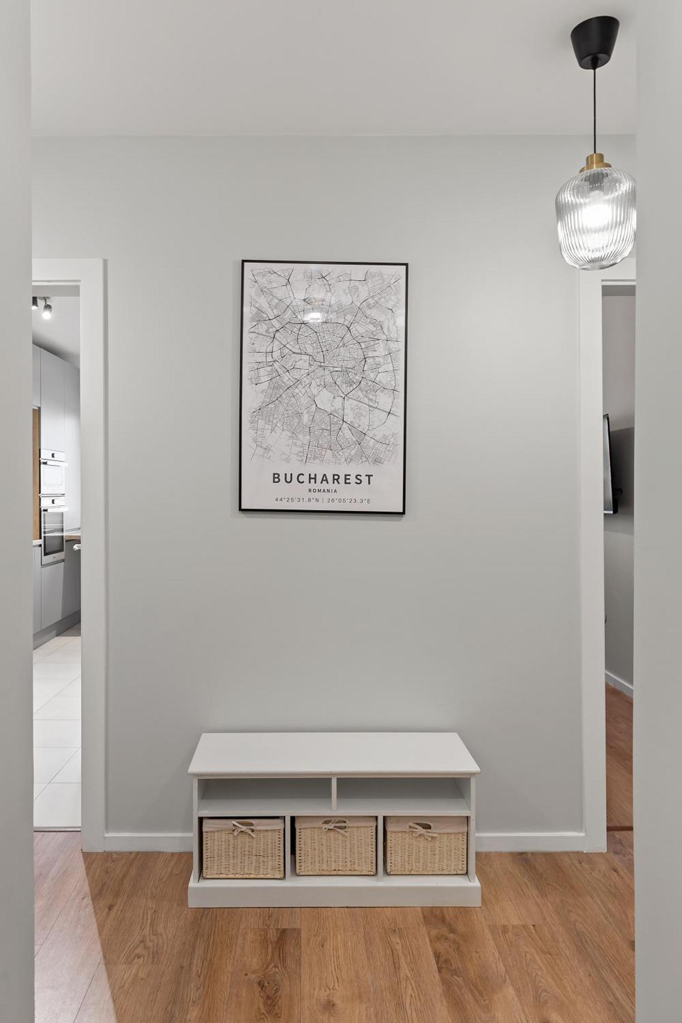 Mido Park Apartment With Private Parking & Self Check-In ブカレスト エクステリア 写真